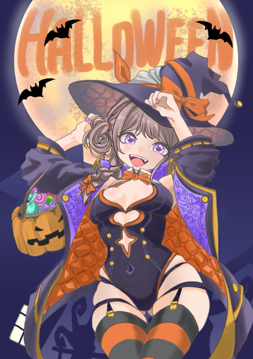 dq10rakugaki's tweet photo. #ちゃずあーと　＃ちゃずねお　＃BEATSABE　＃Vtuber　
＃Minecraft　#7DaysToDie 　#Halloween 
ちゃーずさんのハロウィンファンアートです https://t.co/TbGe0W5iVV