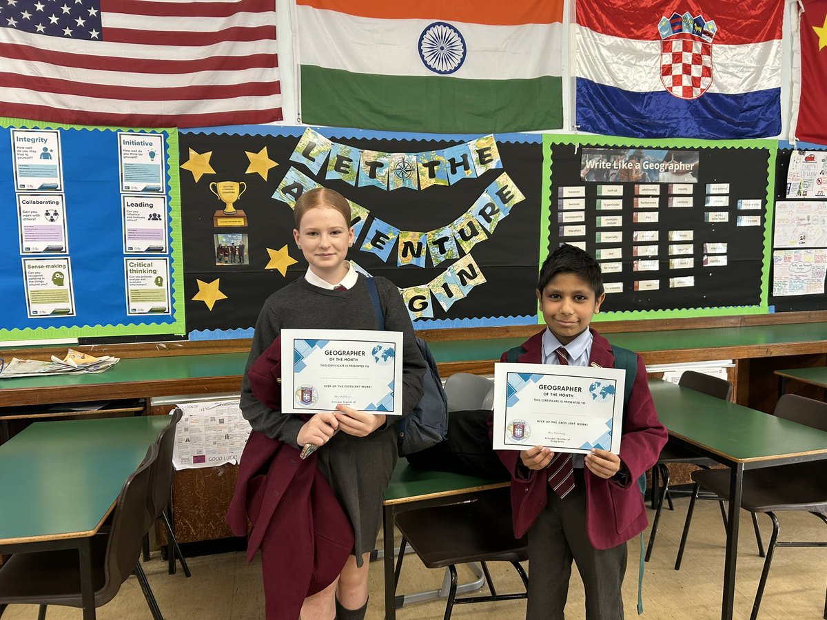 St. Ninian’s Geography tweet media