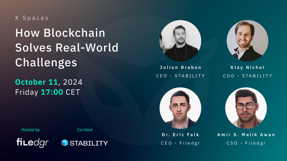 filedgr's tweet photo. How do we achieve transparency without gas fees or token complexities?

@Filedgr x @StabilityInc Q&A X Space

Learn how we simplify blockchain transparency, offering fee-free solutions without the need for tokens or gas fees.

🗓️ Friday, 5:00 PM CET
🔗 https://t.co/DbKDxnZlN0
🗣️ @er_falk , @AmirSultanAwan3 , @Juliun_b ,
@klaynichol 

Real-world solutions, explained.

See you there 💚
#Blockchain