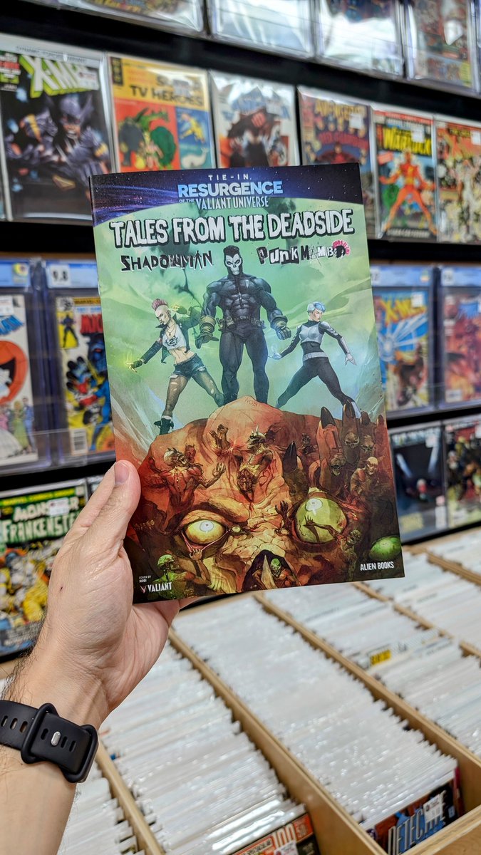 We're heading to the Deadside!

SHADOWMAN &amp; PUNK MAMBO: TALES FROM THE DEADSIDE, an all new extra-spooky anthology one-shot, is available now at your local comic shop! <a href="/ValiantComics/">Valiant Entertainment</a>