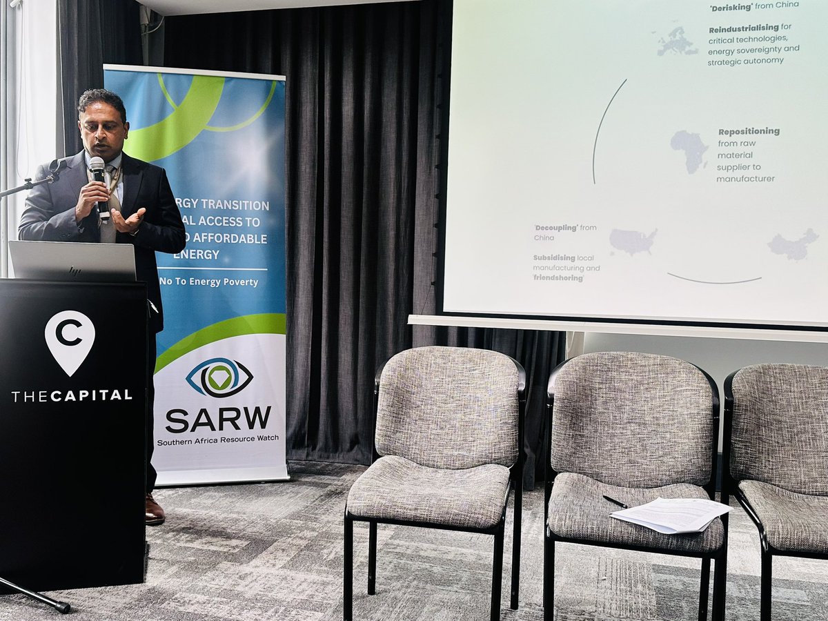🗣️ “Africa is uniquely positioned in the global energy transition, with its vast reserves of critical minerals essential for batteries, solar panels, and wind turbines. As demand surges, Africa has opportunities for collaboration, foreign direct investment, local beneficiation,