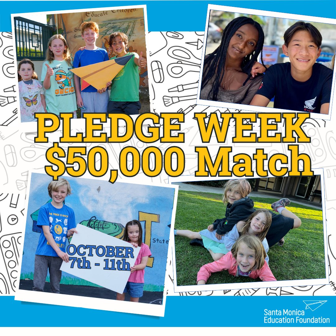 smedfdn's tweet image. 🚀 We’re Halfway Through Pledge Week! 🚀
Thank you to everyone who has donated so far! Remember, your contribution will be matched, up to $50,000, thanks to our anonymous angel! 🌈  Donate here: smedfoundation.org/donate 
#PledgeWeek #InspireChange #TogetherWeCan #SMEFPledgeWeek