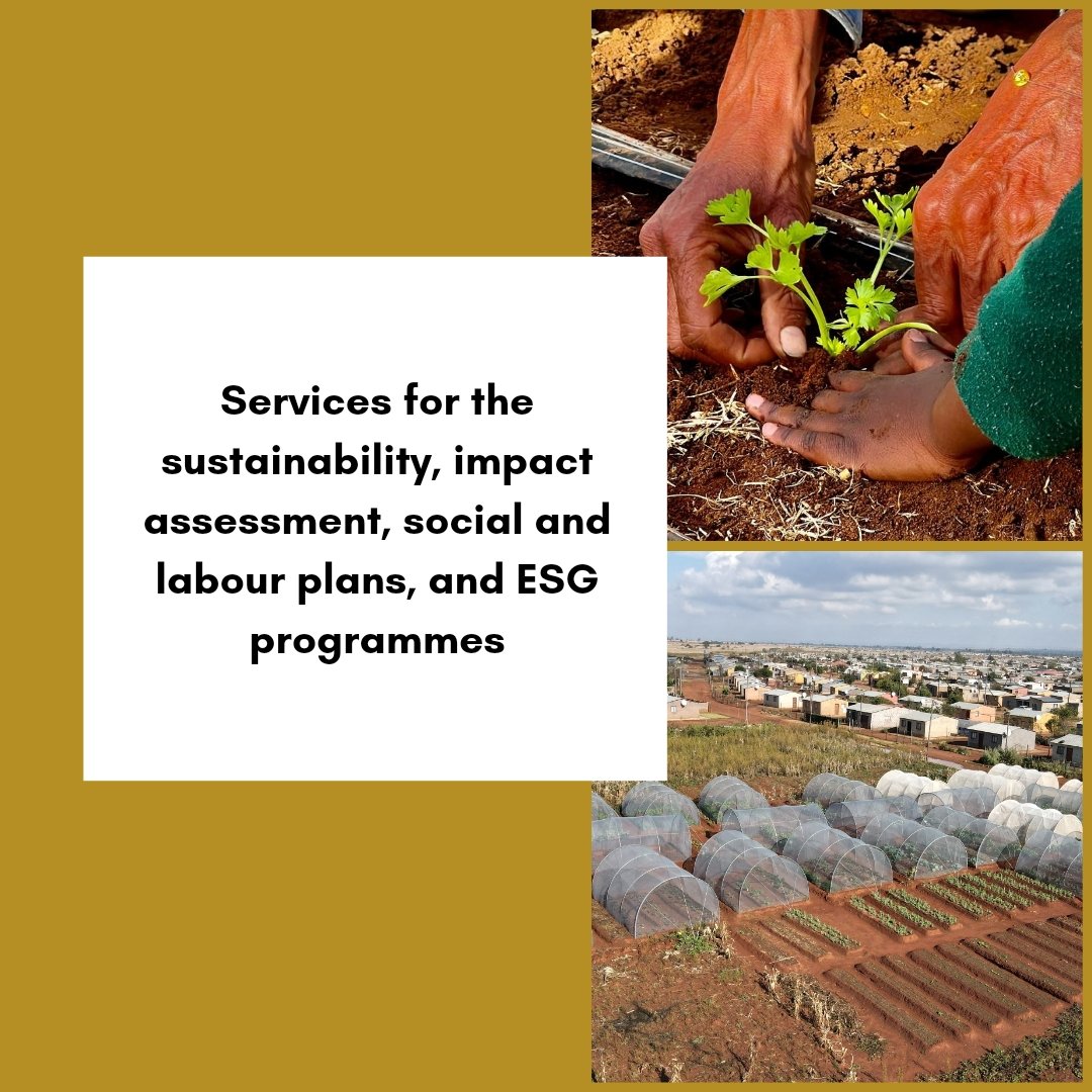 UmsiziProjects's tweet photo. Umsizi provides services for the sustainability, impact assessment, social and labour plans, and ESG programmes. #SED #ImpactAssessments#Sustainability #ImpactMonitoring #Evaluation. #SLP #ESG #LED https://t.co/DtOyRELBio