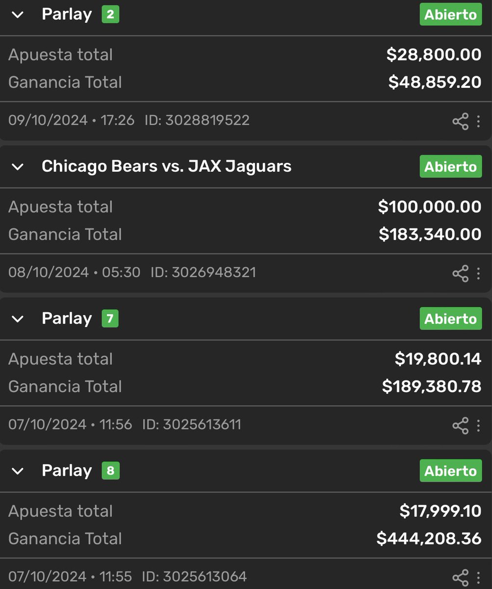 Lista mi unica apuesta de hoy 28,800 para 44,859😈

Se va gratis al azar a varios RT’s y❤️

Que bonito se ve el historial de apuestas abiertas🤩

Grupo premium com descuento 2x1 whats app👇🏻

wa.me/qr/R2R6SKU5NVG…