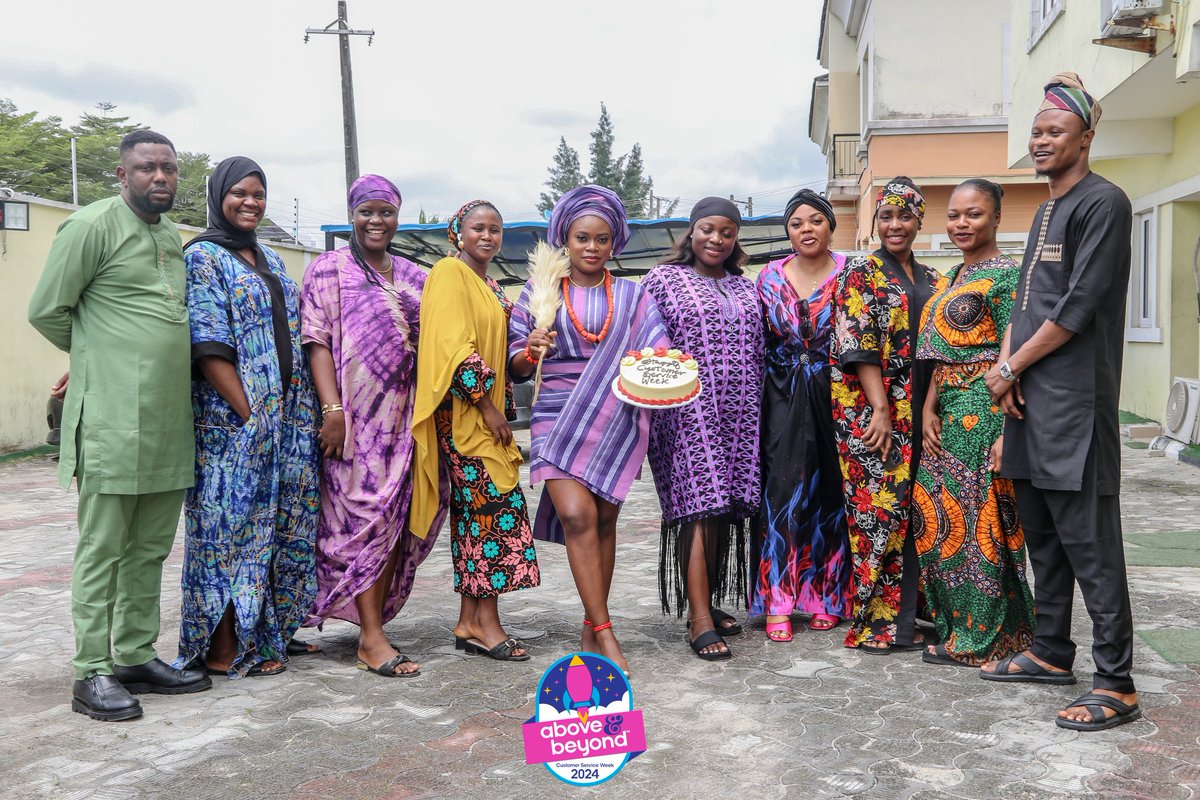 tizeti's tweet photo. Day 3 of Customer Service Week 2024 celebrates our culture and diversity!

 🌍 Our teams proudly wore vibrant cultural attires, showcasing the rich heritage that unites us. 

We're committed to going Above and Beyond in service! 💙

 #CustomerServiceWeek2024 #Tizeti https://t.co/mZ9sjDD28j