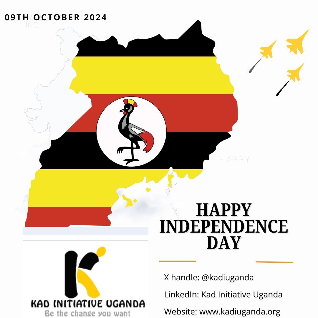 kadiuganda's tweet image. Today, Uganda commemorates 62 years of independence, an occasion of immense national pride. As @kadiuganda, our commitment to peace building echoes the importance of unity in this celebration. 
#UgandaAt62 #PeaceForProgress 
@UN_Women @wphfund @unwomenuganda @NEDemocracy