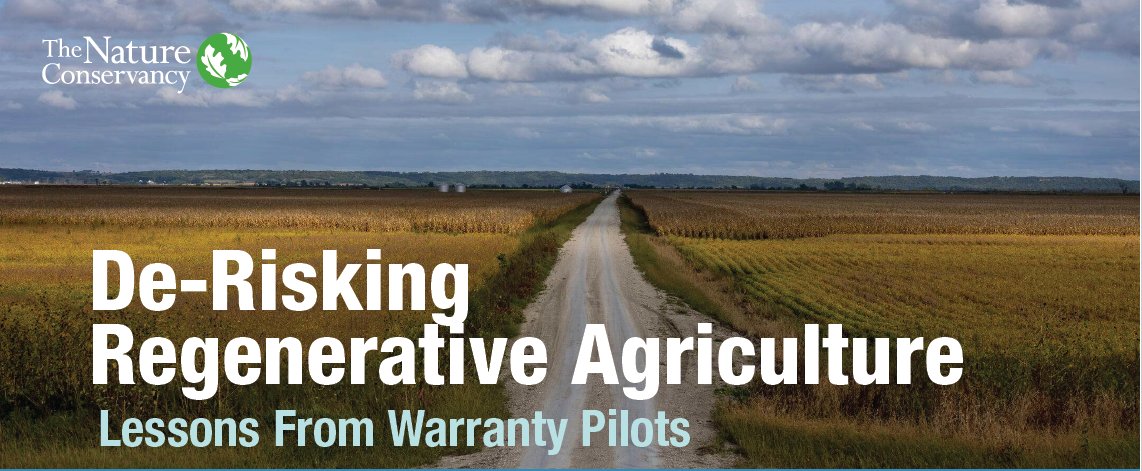 Farmers, join TNC on Monday, October 21 for a free webinar to learn how pilot projects in Iowa and the Chesapeake Bay region aimed to reduce risk for farm operations when adopting regenerative agriculture practices.

Register here: nature.ly/4eVwMwe