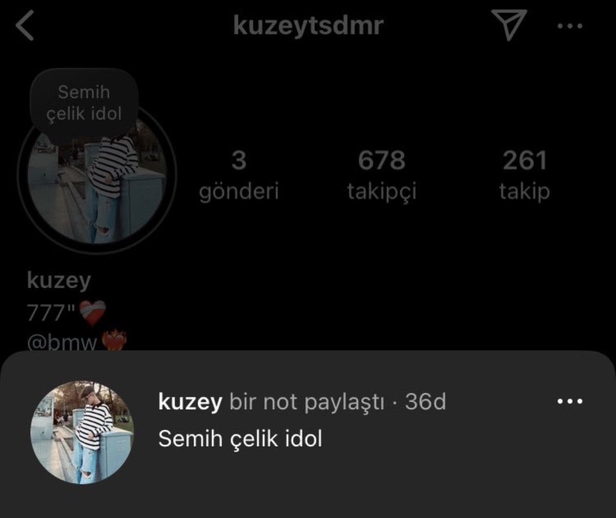 Demek idolün Semih Çelik.. Ben de o zaman senin hakkında bildiklerimi ve bulduklarımı herkesle paylaşayım gel bakalım. Hesabını kapatmışsın ama onun için artık çok geç :)     (flood)