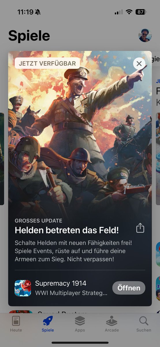 TwinHarbourInt's tweet photo. 🚀The Heroes Update is here, and Supremacy 1914 is now featured on App Store, and Google Play Store! Ready to join the battlefield and command your heroes? 🦸♂️💥
🎮 Play now: https://t.co/2a3WMuFHya
#Supremacy1914 #HeroesUpdate #AppStore #GooglePlay #Steam #StrategyGa ... https://t.co/Eq4tkCEPJO