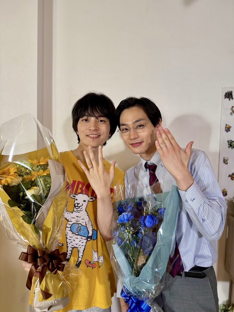 hiraiamonmon's tweet photo. テレビ東京にて、
このあと最終回💐💍
#初恋不倫 https://t.co/CrbZU5oHbJ