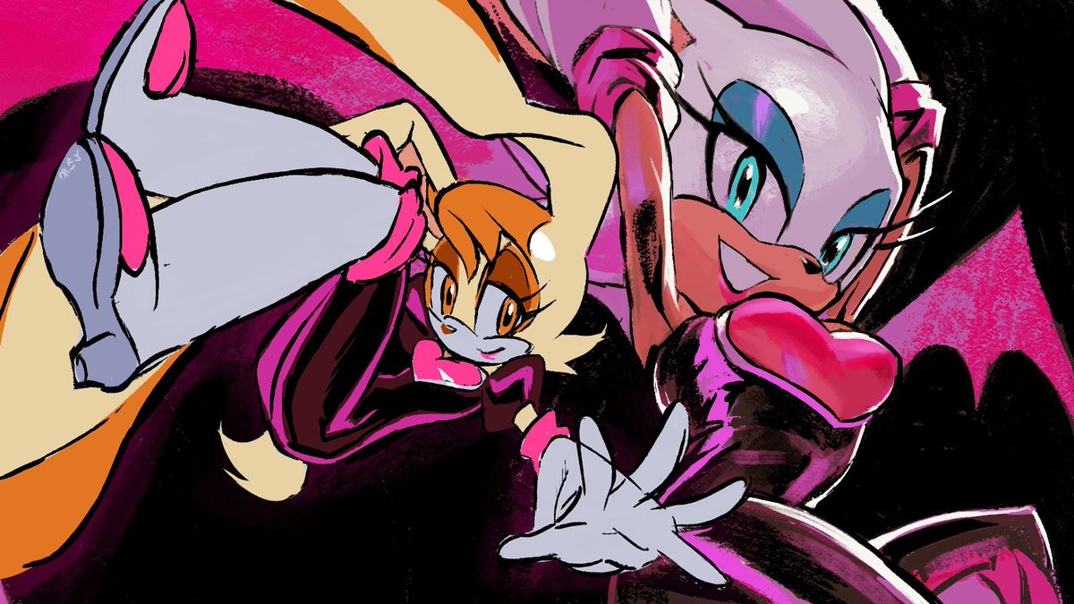 Tokiwa757's tweet image. リクエスト絵です。バニラさんにルージュコスさせたのは私の意思じゃないです。断じてないです。