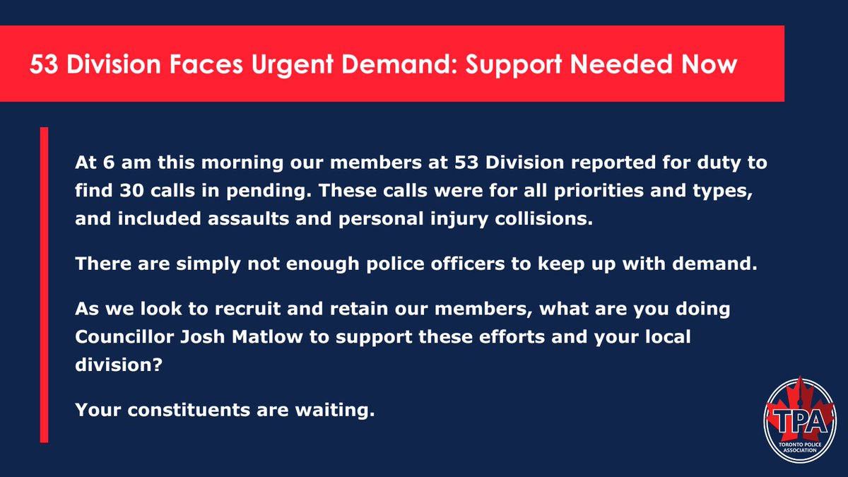 Toronto Police Association tweet media