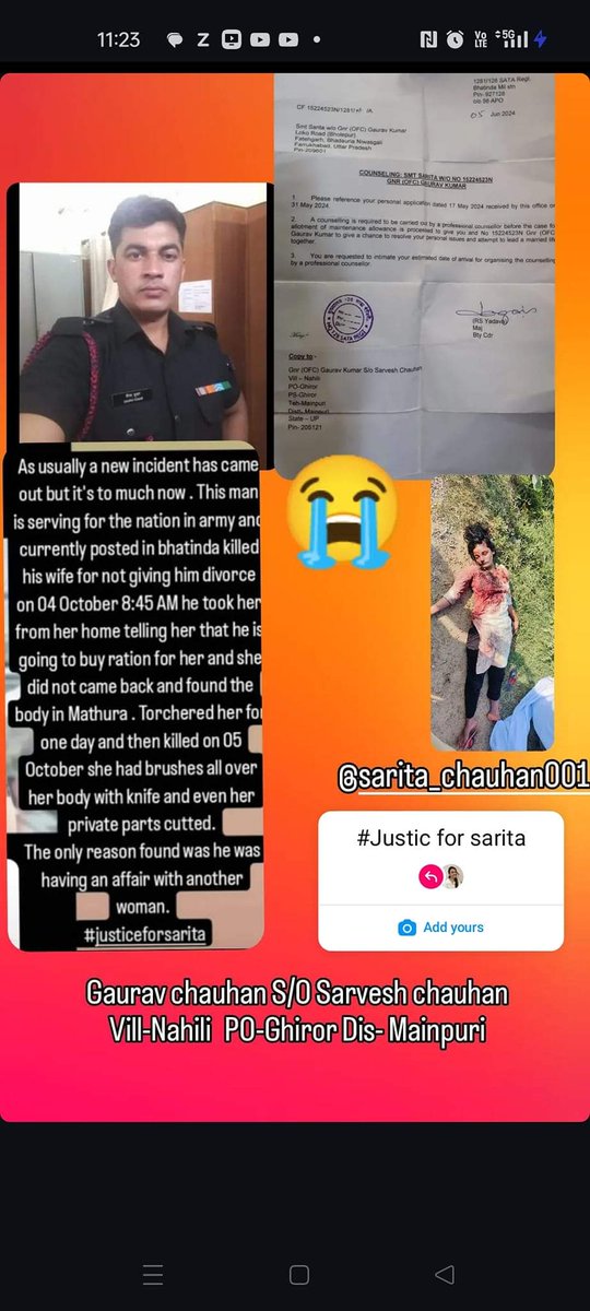 Anujpratap57522's tweet photo. #Justiceforsarita 
@myogiadityanath @anandmahindra 
@Uppolice @adgpi @SonuSood 
Please help may the child have a good future https://t.co/628qNN8PjJ
