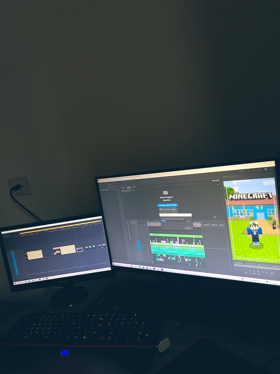 SouzaEdicao's tweet image. Dm disponível para novos projetos #minecraft #ROBLOX #vlogs