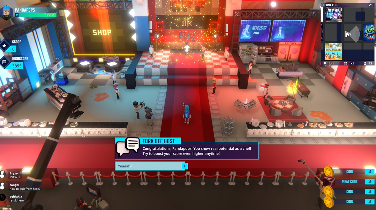 Pandapops NFT Creator Queen (@pandapops7) on Twitter photo Can you score at least 1500 in Hells Kitchen Fork Off
Screenshot highscore and sandbox username please tag
<a href="/KamiSawZe/">Alex Florez 💙💛</a>
<a href="/LukusIsRight/">Luka.ron 🏞️</a>
<a href="/Pandapops7/">Pandapops NFT Creator Queen</a>
and <a href="/TheSandboxGame/">The Sandbox</a> Can you score at least 1500 in Hells Kitchen Fork Off
Screenshot highscore and sandbox username please tag
<a href="/KamiSawZe/">Alex Florez 💙💛</a>
<a href="/LukusIsRight/">Luka.ron 🏞️</a>
<a href="/Pandapops7/">Pandapops NFT Creator Queen</a>
and <a href="/TheSandboxGame/">The Sandbox</a>