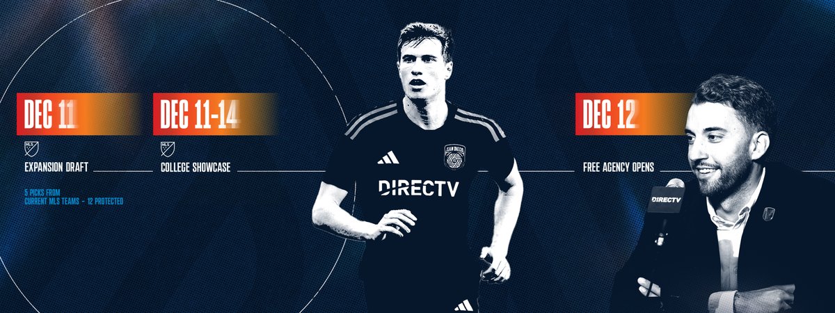 sandiegofc's tweet image. 𝗞𝗲𝘆 𝗱𝗮𝘁𝗲𝘀. 𝗞𝗲𝘆 𝗽𝗹𝗮𝘆𝗲𝗿𝘀. 𝗞𝗲𝘆 𝗺𝗼𝗺𝗲𝗻𝘁𝘀.

Stay tuned as we build our roster for 2025.

#FlowWithUs