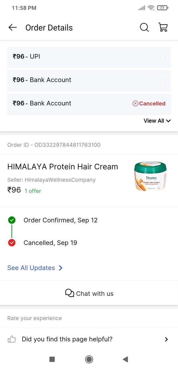 _Joydeepbhowmik's tweet photo. @flipkartsupport Why you keep cancelling my refund???? https://t.co/ZcTJjStxSC