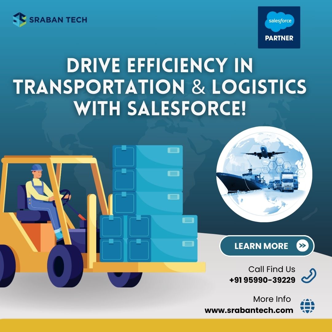 SrabanTech's tweet image. 🚚 Drive Efficiency in Transportation &amp;amp; Logistics with Salesforce! 🚀 Transform your logistics operations with Salesforce and SrabanTech! 🌐 #Salesforce #Transportation #Logistics #SrabanTech #SupplyChain #ProcessAutomation #CustomerService #BusinessGrowth #DigitalTransformation