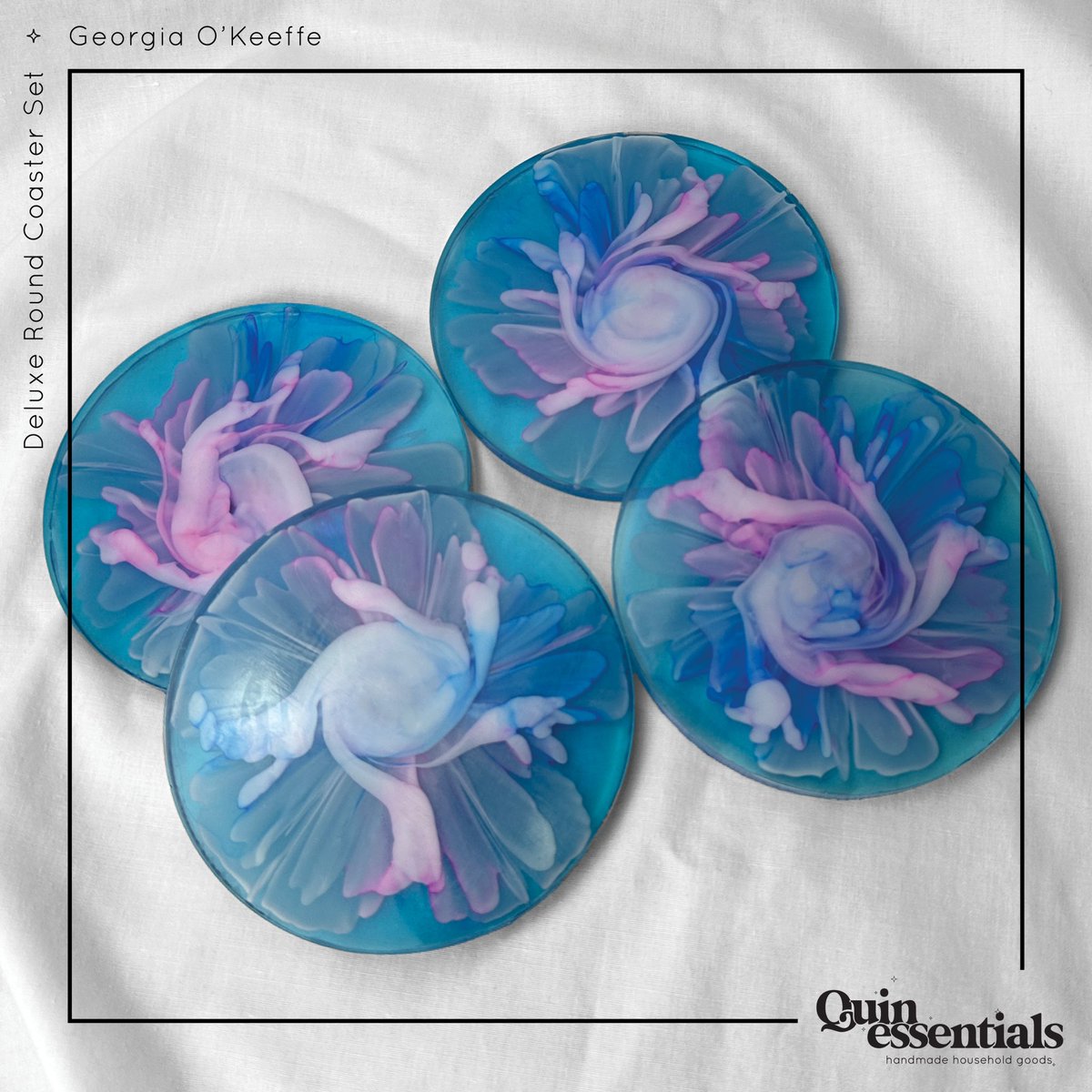 quinessentials_'s tweet photo. Been a little quiet on here, but I’ve been making stuff✨ made with @letsresin @moldsandshapes &amp; @dipon_de products
.
#resin #resinart #resincoasters #coasters #blooming #3dflowers #letsresin #Quinessentials #GiftGiving #householditems #householdgoods #etsy  #handmade #giftideas https://t.co/fEzJe7jKb5