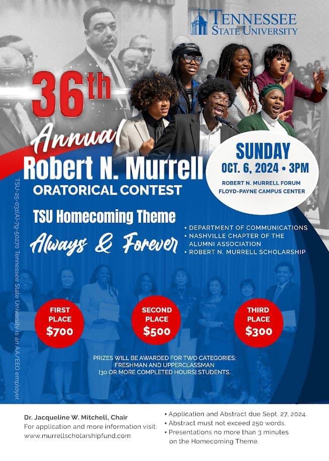 DannyDGlover's tweet image. TENNESSEE STATE HOMECOMING 2024

#GetGeeked #BigBlueCountry #TSU