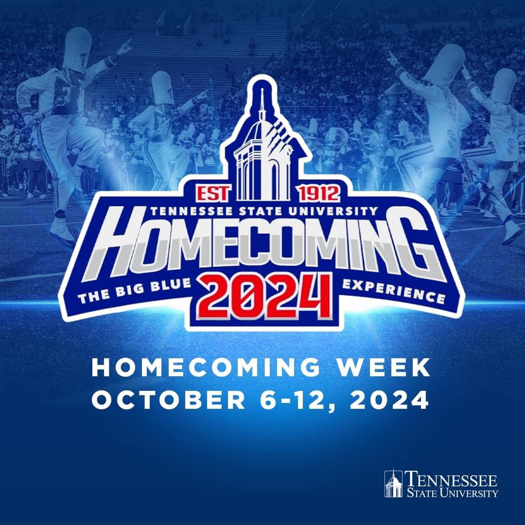 DannyDGlover's tweet image. TENNESSEE STATE HOMECOMING 2024

#GetGeeked #BigBlueCountry #TSU
