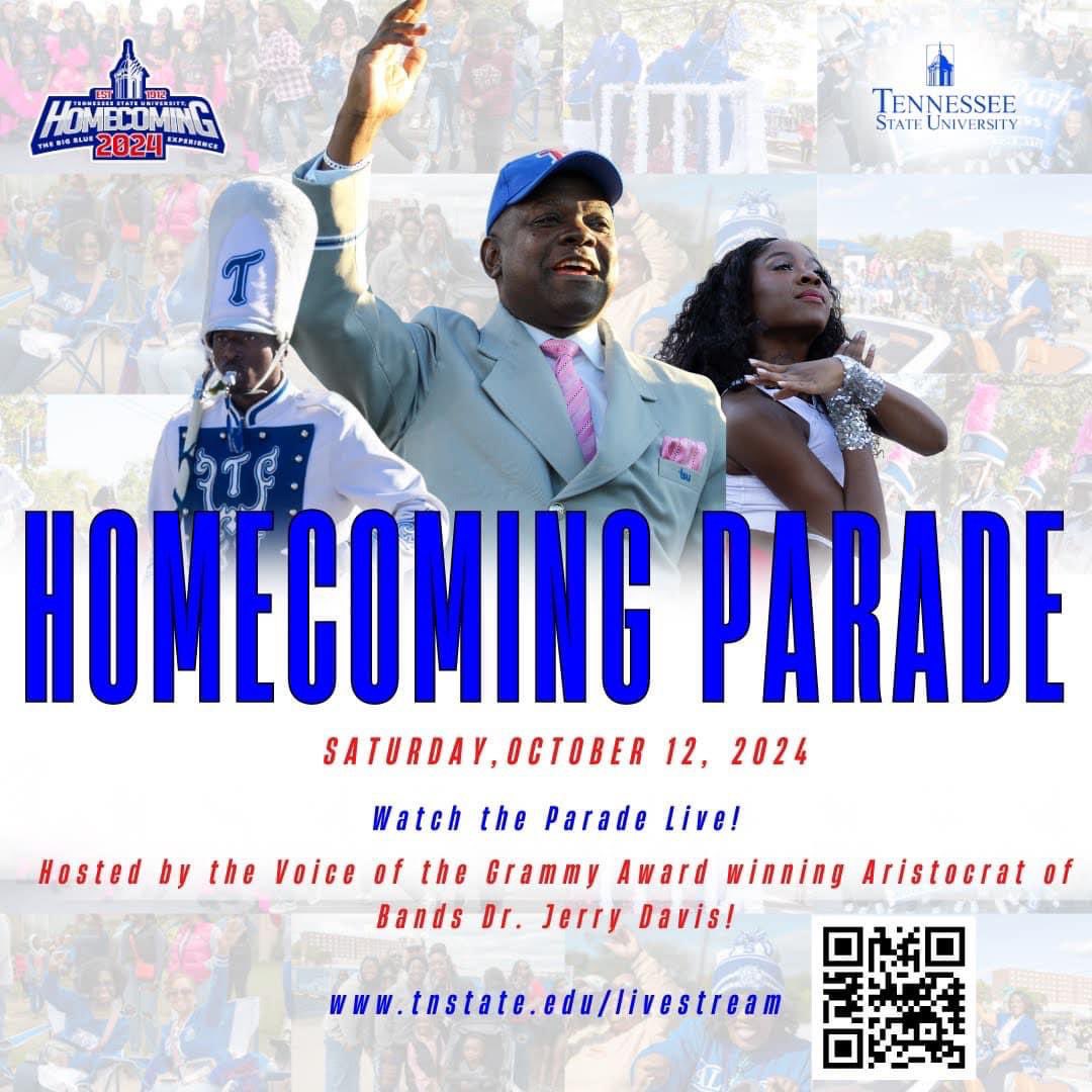 DannyDGlover's tweet image. TENNESSEE STATE HOMECOMING 2024

#GetGeeked #BigBlueCountry #TSU