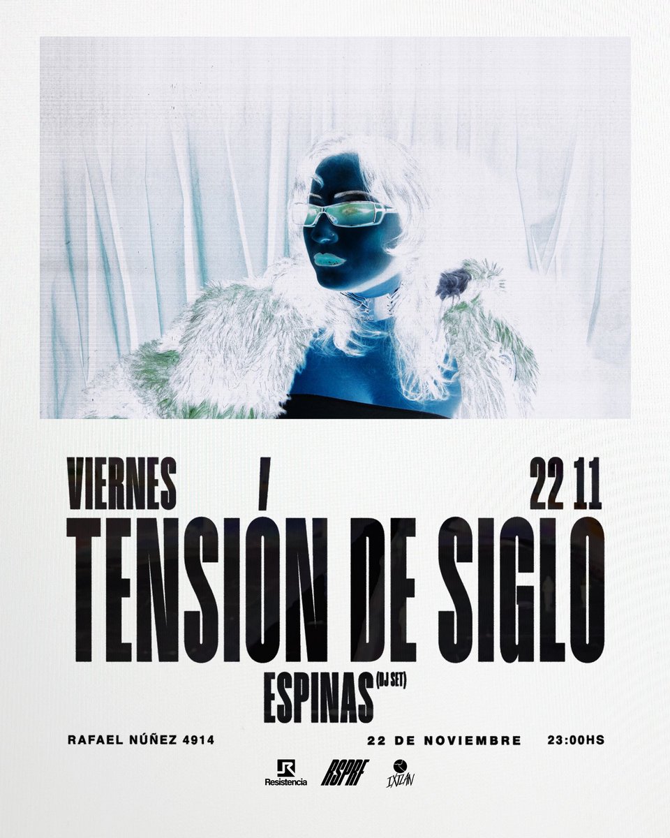 VIERNES 22/11 presentamos Tensión de Siglo con un lineup de lujo. Catnapp y Espinas nos acompañan en este flaiiiiiii. Entradas acá 👉 alpogo.com/evento/tension…
