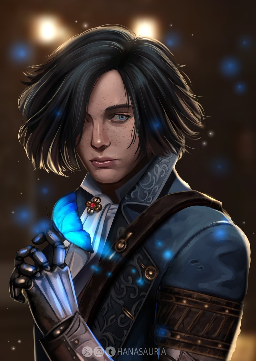 Hanasauria's tweet photo. Hi #PortofolioDay ! I'm Hana and I'm a freelance illustrator that loves drawing fantasy characters💖
I mostly draw vampires, DnD characters and sometimes I draw some fanarts 💜 https://t.co/lewM6AS5Pa