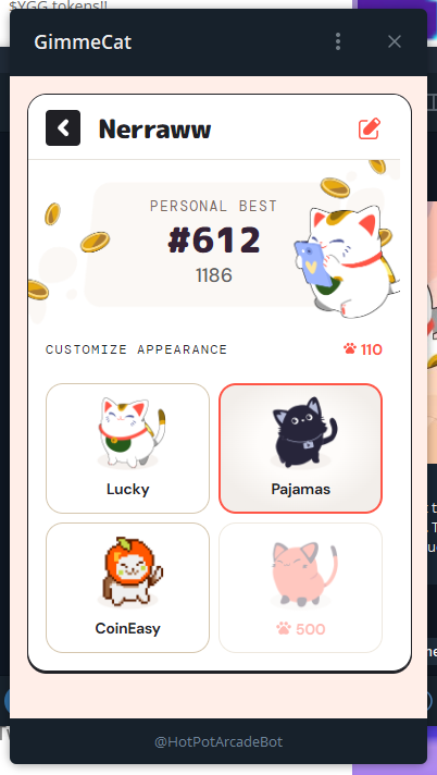 xNerraw's tweet photo. @YGG_GTProgram @GimmeCatGame @MetatheoryInc @YieldGuild @maezing_gaming My favorite cat is "Pajamas" because he reminds me of my old cat https://t.co/t5a97U5Mbn