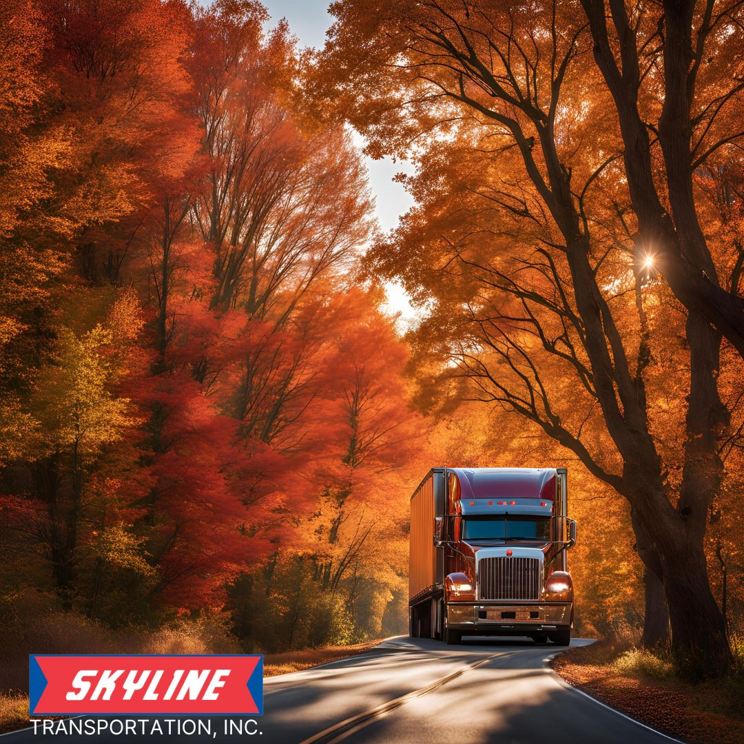 SkylineKnox's tweet image. 🍂Feels Like Fall on the Road 
There's a chill in the air, and the leaves are turning into those brilliant shades of orange, red and gold.  We’re embracing every mile of this crisp, refreshing fall weather at Skyline Transportation. 
#SkylineTransportation #FeelsLikeFall