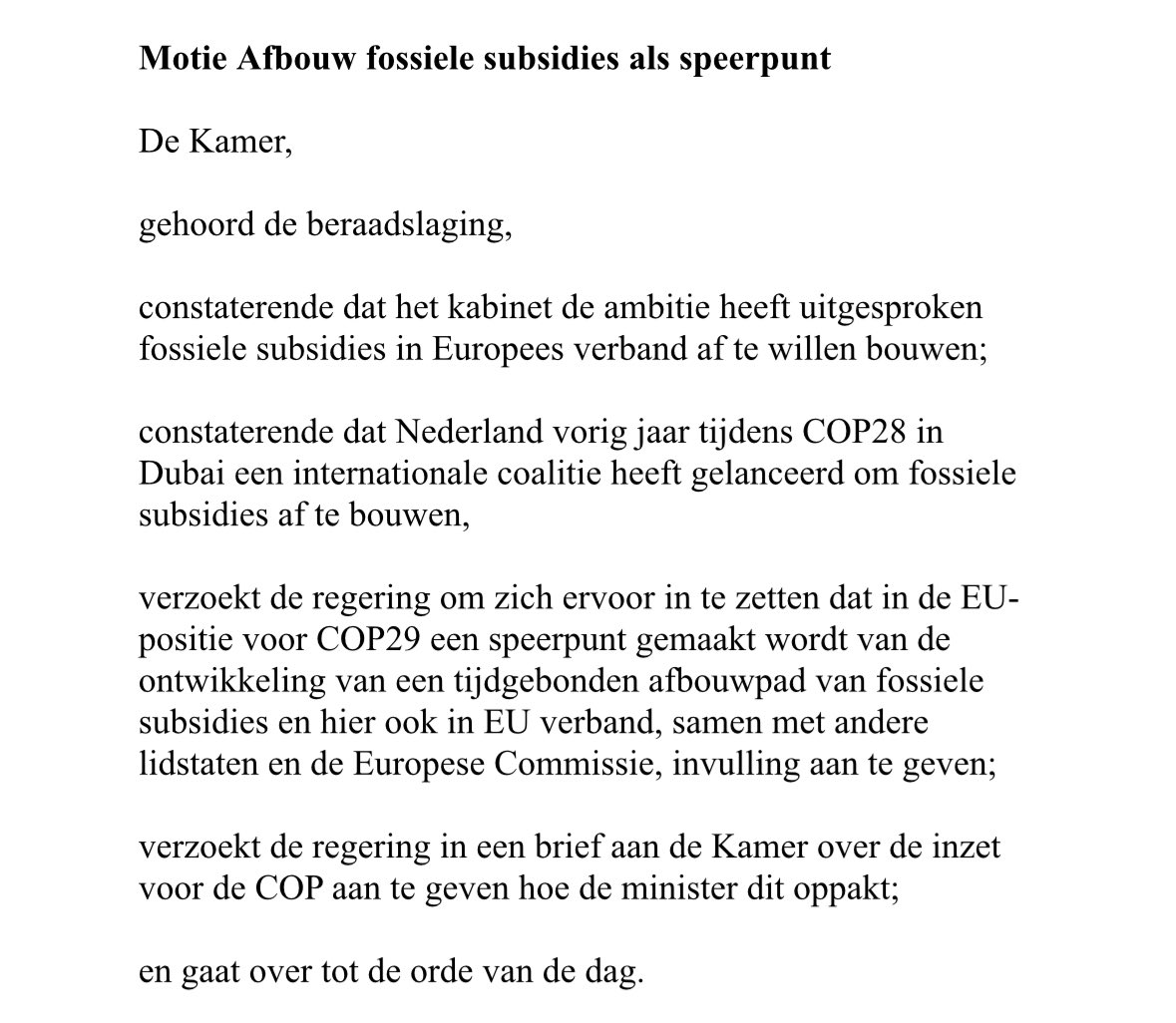 suzanne_GL's tweet image. De afbouw van fossiel zou een speerpunt moeten zijn op de aankomende klimaattop. De honderden miljarden aan fossiele subsidies kunnen goed ingezet worden voor een eerlijke transitie naar duurzame energie. 

Onze motie werd vandaag aangenomen! 
#stopfossielesubsidies