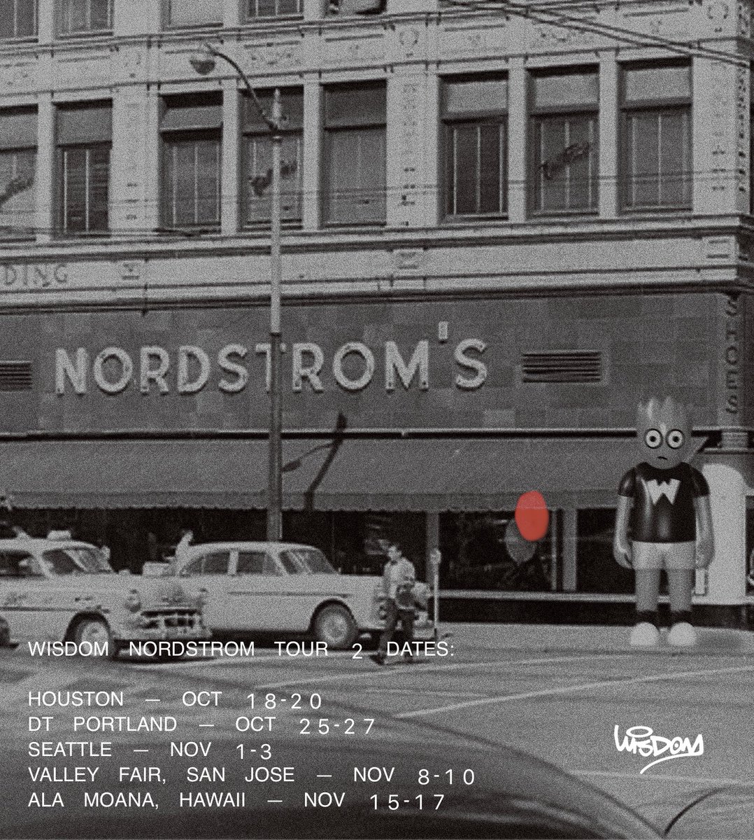 latifyahyaa's tweet image. WISDOM NORDSTROM TOUR 2 OFFICIAL DATES 🎈