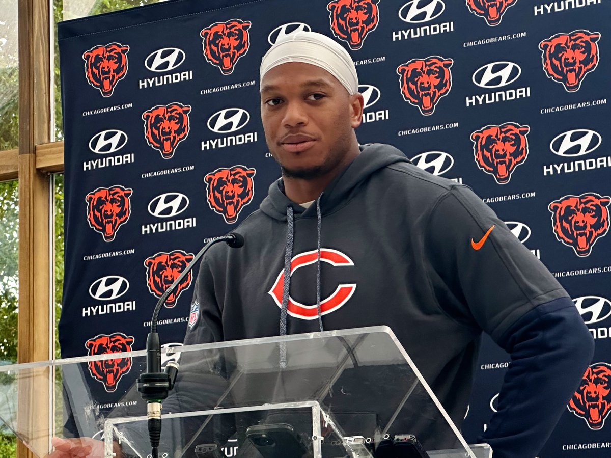 DJ Moore on scoring two touchdowns against the Panthers: “Felt amazing. Just put a dagger through their heart.”