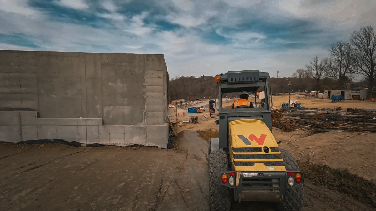 The fpv drones are safe and lightweight with no exposed props. They let me get vehicles in motion from every angle from a safe clean area. Total weight of the drone and camera is less than 250 grams. #underconstruction #constructionlife #constructionsite #constructionequipment