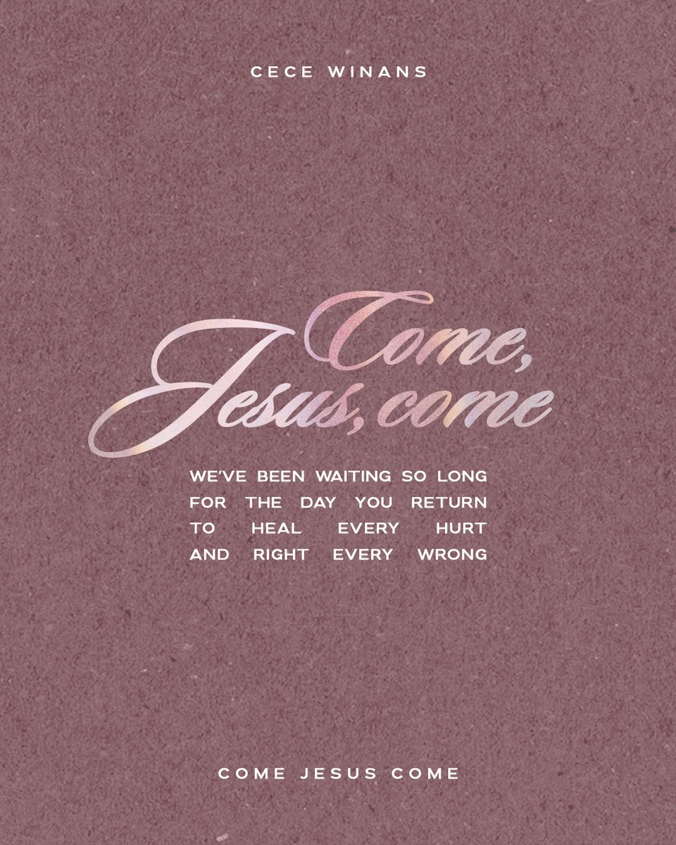 Come Jesus Come 🙌