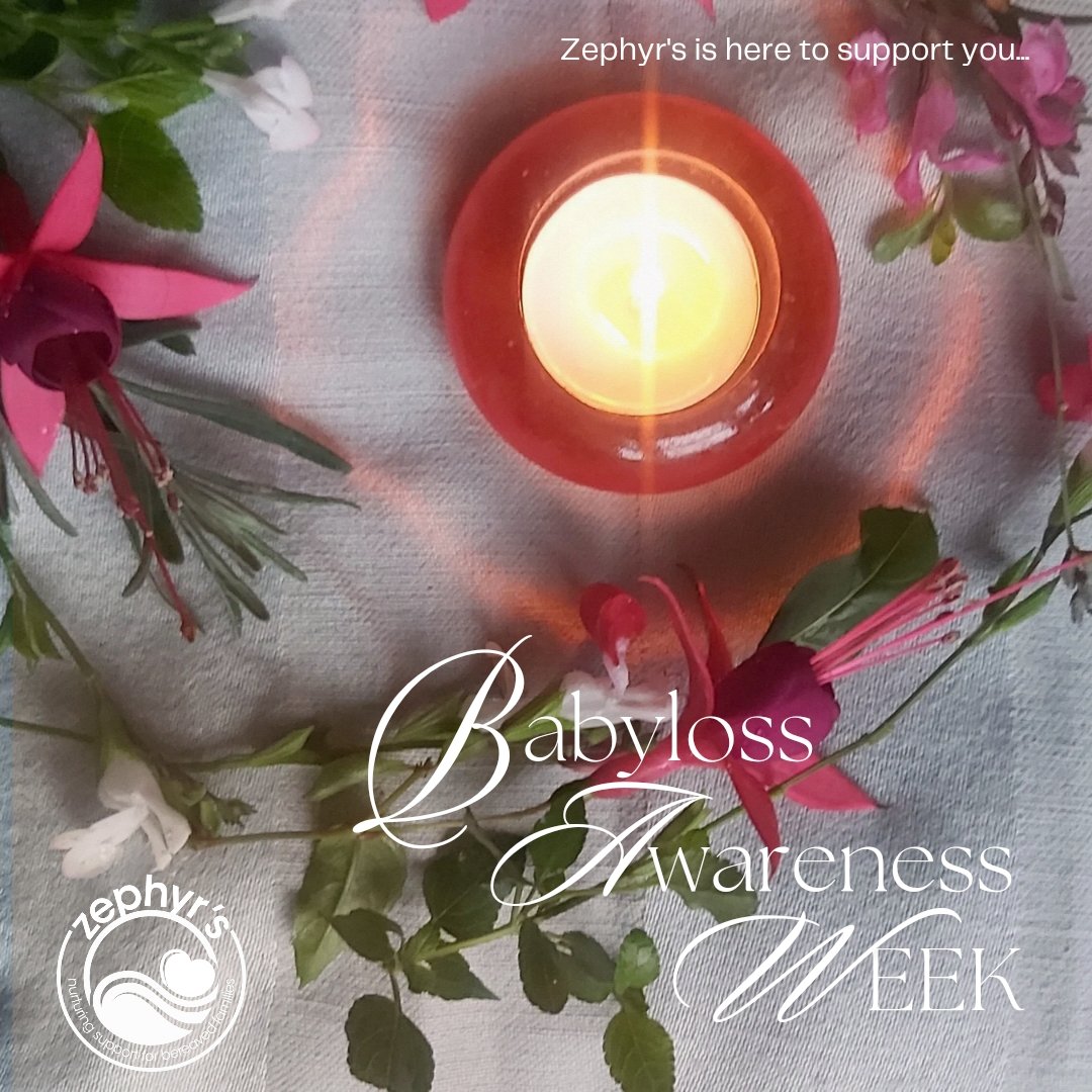 Today #BabyLossAwarenessWeek starts, wherever you find yourself this week, take care &amp; go steady.
However you approach the coming days, know that Zephyr's is here, today, this week &amp;far beyond, providing non-judgemental, welcoming, open-armed, therapeutic support.
#BLAW