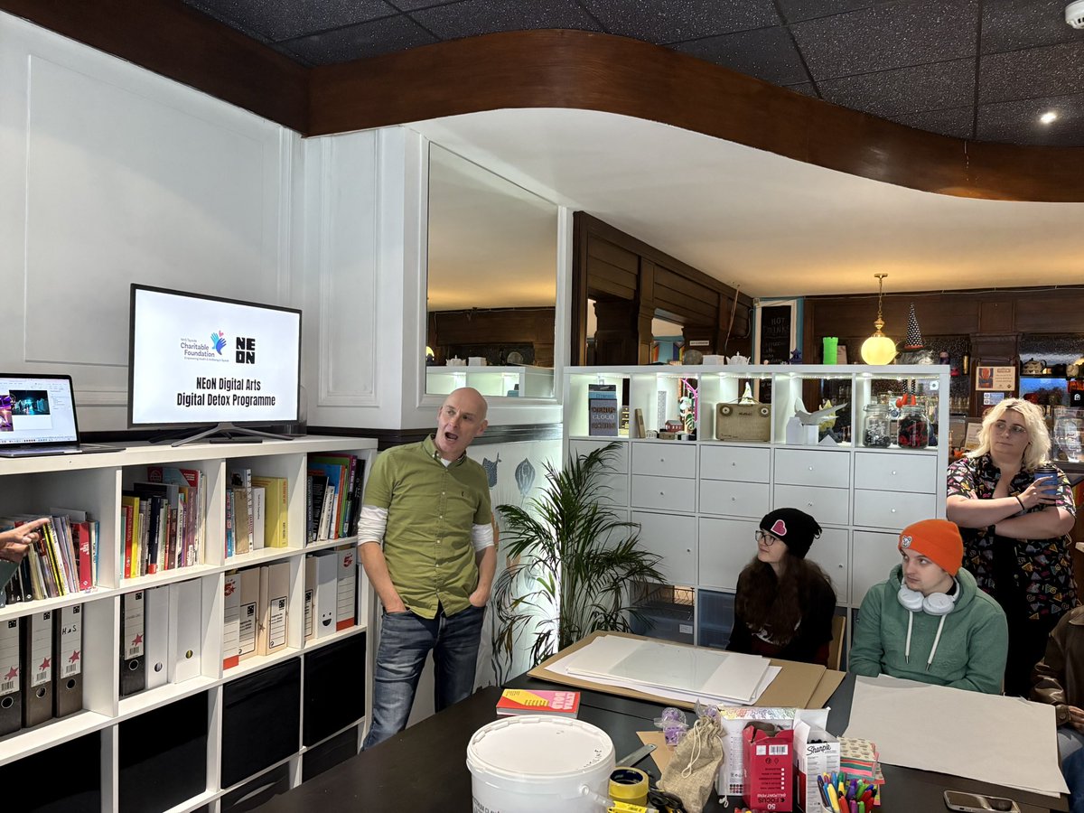 peg's tweet image. Lots of amazing and delicious analogue game ideas starting to emerge on day one of @adascot Games Jam in Motion led by @DJCAD &amp;amp; @AbertayGameLab kindly hosted by @weareneon