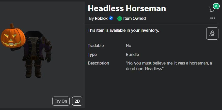 lootbloc's tweet image. Tag a friend who you'd gift Headless Horseman to 👀 #Roblox #RobloxHeadless #Halloween