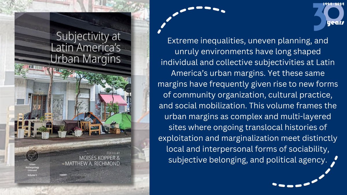 SUBJECTIVITY AT LATIN AMERICA'S URBAN MARGINS, edited by Moisés Kopper (<a href="/UAntwerpen/">UAntwerpen</a>) and Matthew A. Richmond (<a href="/mattyrichy/">Matthew Aaron Richmond</a>) has now been published!  

Find out more here: bit.ly/3zyQC1i

#UrbanStudies #Anthropology #CulturalStudies