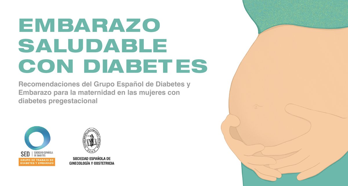 🤰 Embarazo saludable con diabetes: una guía del Grupo Español de #Diabetes y #Embarazo que repasa todas las fases de la #gestación:
🔹 Preparación
🔹 Control glucémico
🔹 Parto y postparto

📥 Descárgala aquí ➡️ cutt.ly/keOcMVL2

#DiabtESP