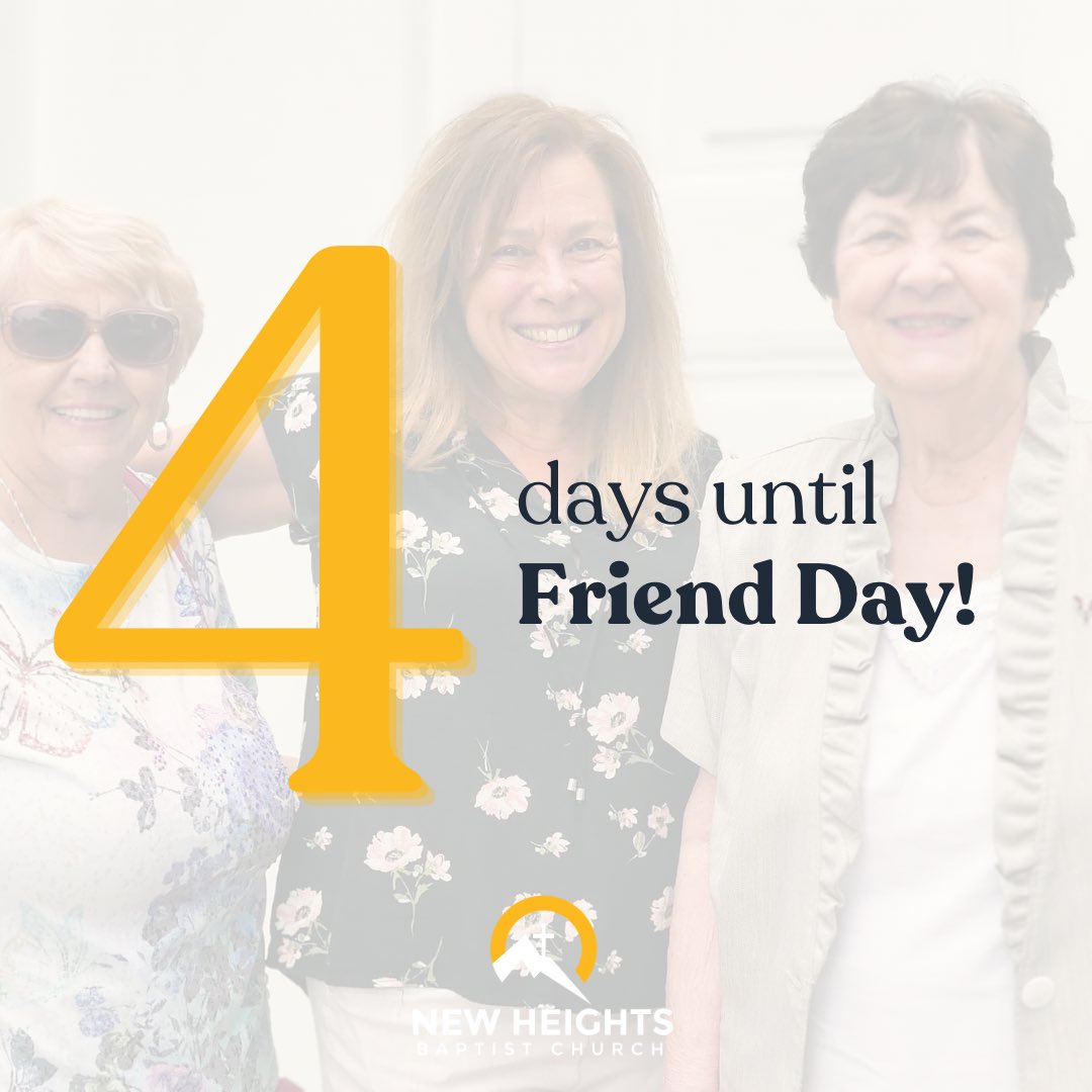 nhnewtown's tweet photo. Four days until Friend Day! Who are you bringing with you? We’re looking forward to a great day!
#nhnewtown #newtownct #sandyhookct #newheights #friendday2024 https://t.co/FcLoZ0PXB3