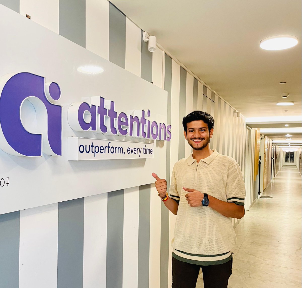ayushsoni1010's tweet image. 📢Career Update

I’m excited to share that I have recently joined @attentions_ai as a Software Development Engineer.