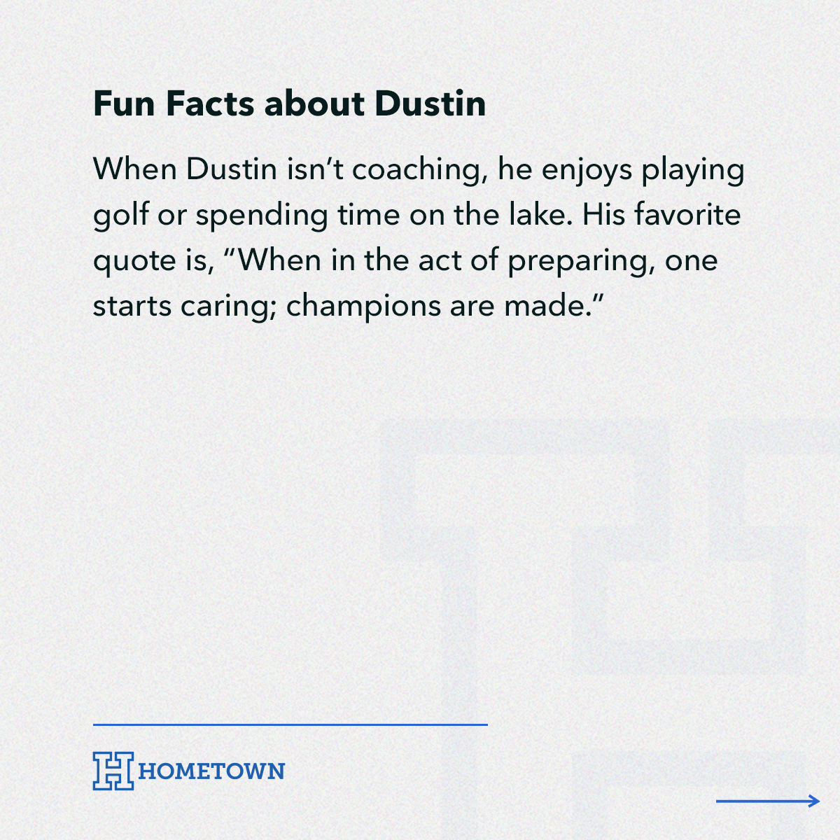 This month we're spotlighting Dustin Curtis, AD &amp; Head Football Coach at <a href="/LHSWildcatsLex1/">Lexington High School</a>! When he's not on the field, you’ll find him golfing or relaxing by the lake. 🏈⛳️🌊

🔗 ow.ly/hHZp50THjqu

#HomeTownSpotlight #DigitalTicketing #LexingtonHighSchool #TeamHomeTown