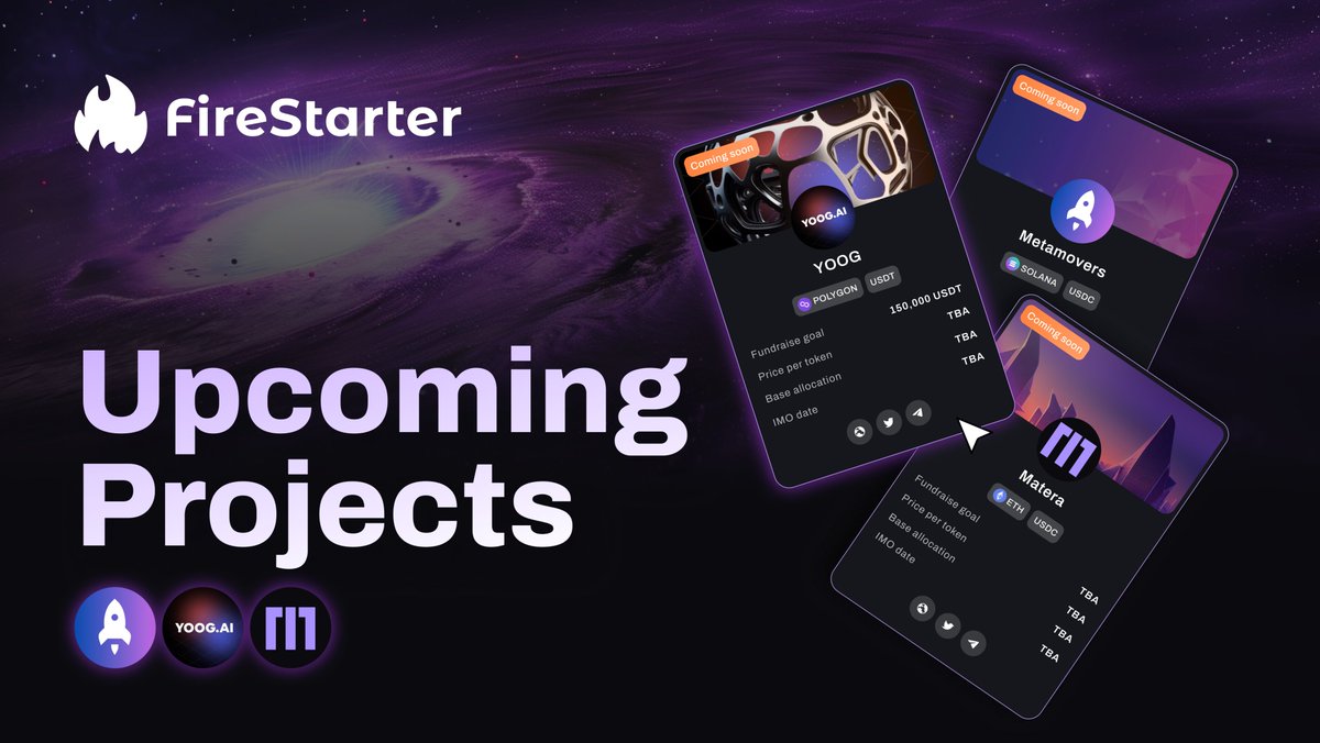 🔥Our Upcoming Projects 🔥

Each one is unique and definitely worth your attention 🙌

Which upcoming project are you most excited about? 🧐 Write in the comments 👇