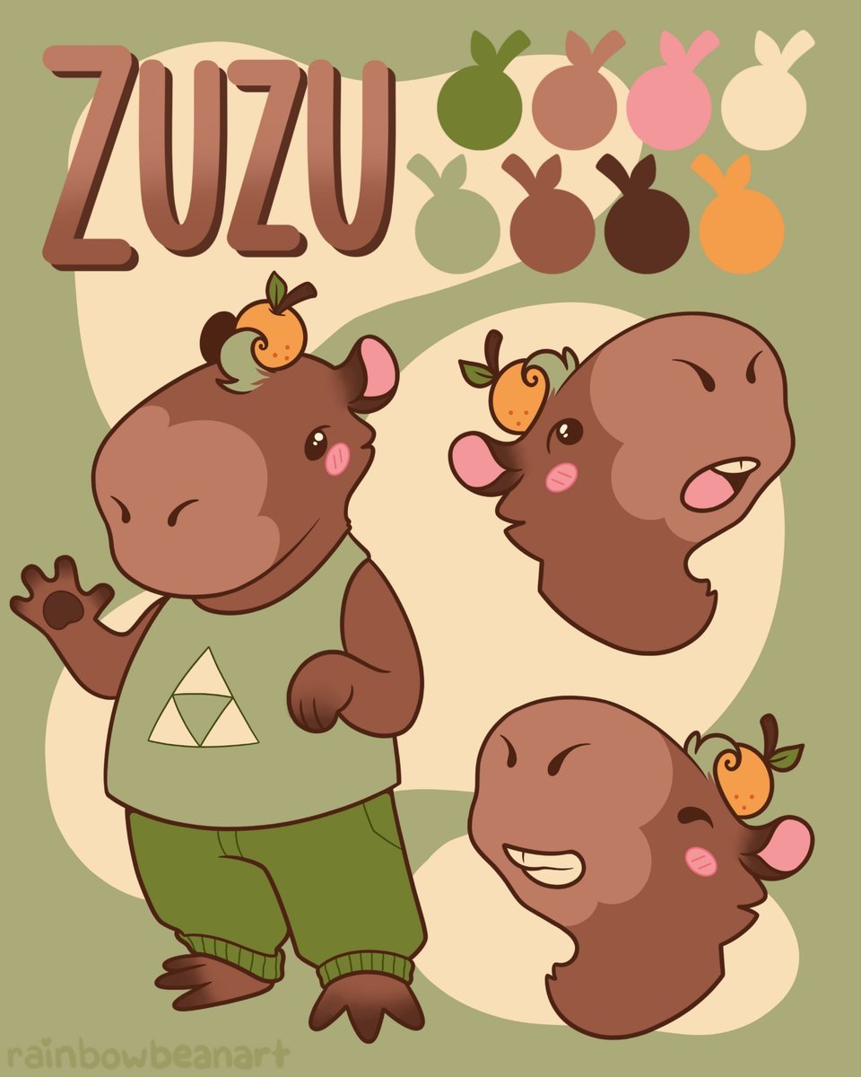 Last thing I think you guys missed while I was innactive. I designed this capybara sona for my friend @Zelda_Gryphon c: