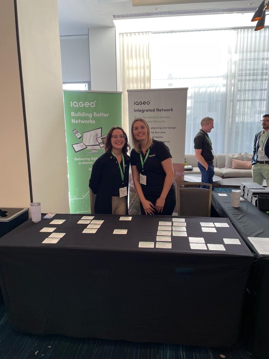 IQGeo_software's tweet image. Immersive training sessions are in full swing at the IQGeo Americas Meetup. 

We&apos;re excited to greet the rest of our guests at tonight&apos;s welcome dinner. 🎉

#IQGeoMeetup #BuildingBetterNetworks #DenverEvents