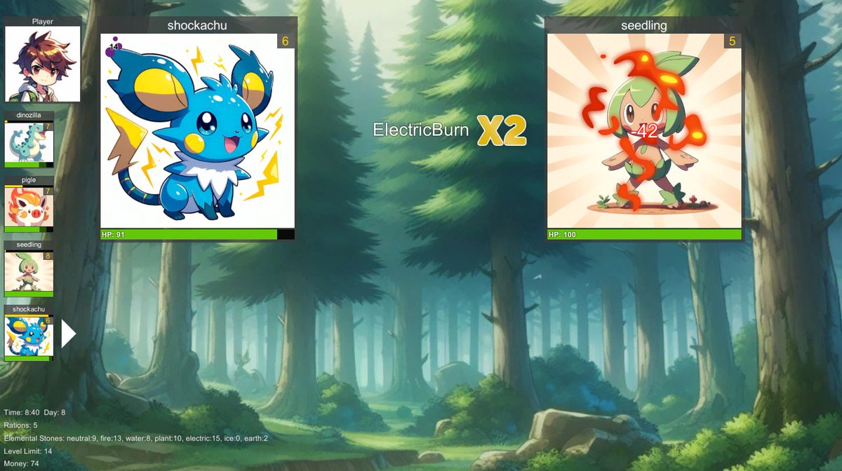 I'm making a creature-collector game with a Tetris-like battle mechanic, anyone interested in playing it?

You can try it here: gamingstef.itch.io/tetrimon

It's a very early test version, but I would really appreciatie some honest feedback.

#indiegame #gamedev #monstertaming