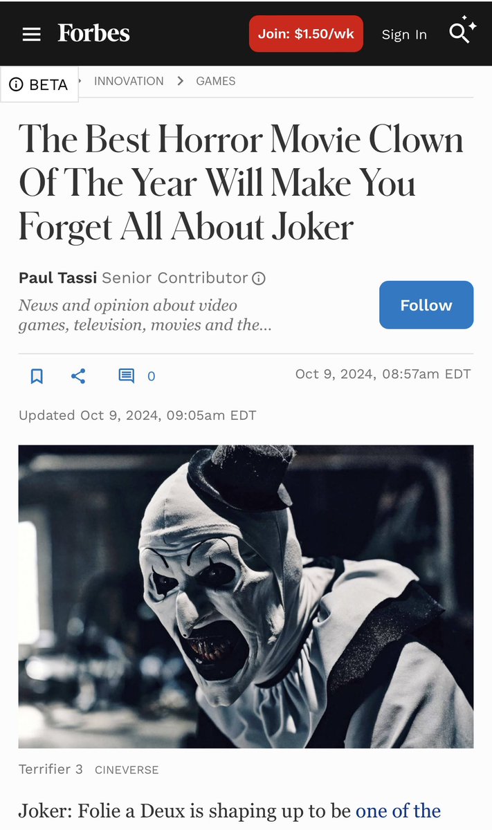 It’s certainly a surreal time to be a Terrifier fan 🤡✨🔥 #terrifier3 #arttheclown #almosthere #terrifier