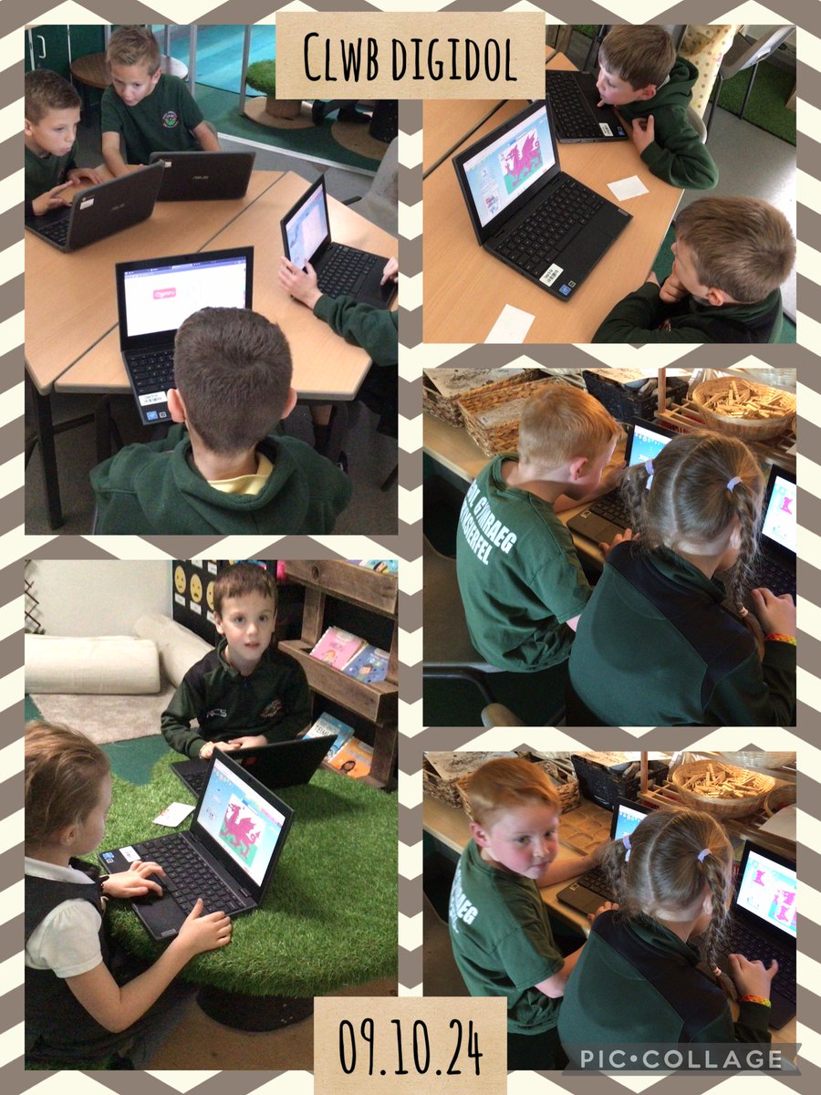 Heno, bu’r Clwb digidol yn creu posteri i hybu eraill i siarad  Cymraeg 💻🏴󠁧󠁢󠁷󠁬󠁳󠁿In tonight’s Digital Club we’ve been creating  posters to encourage others to speak  Welsh  💻🏴󠁧󠁢󠁷󠁬󠁳󠁿 <a href="/SerenaSbarc/">Seren A Sbarc - Siarter iaith</a> <a href="/DigidolStrade/">Yr Adran Ddigidol - Ysgol Y Strade</a>