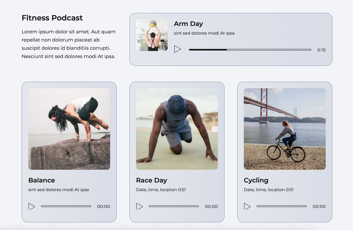 We added an audio block to our Rich text - columns section 🎉🎧🎒 <a href="/DesignPacksApp/">Design Packs</a>